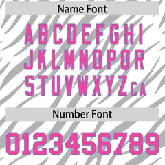 White Gray Tiger Stripe Graffiti Pattern Football Jersey 4