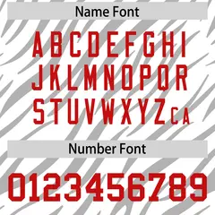 White Gray Tiger Stripe Graffiti Pattern Football Jersey 4
