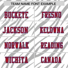 White Gray Tiger Stripe Graffiti Pattern Football Jersey 3