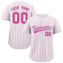 White Gray Tricolor Stripe Fashion Baseball Jersey 1