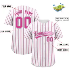 White Gray Tricolor Stripe Fashion Baseball Jersey 2