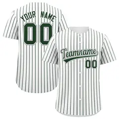 White Gray Tricolor Stripe Fashion Baseball Jersey 1