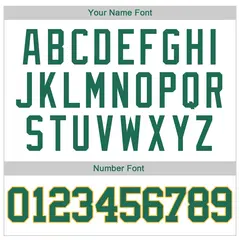 White Green Classic Sets Basketball Jersey 4