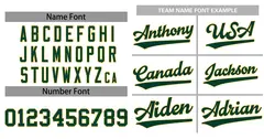 White Green-Gold Classic Authentic Baseball Jersey 3