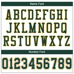 White Green-Gold Classic Mesh Authentic Football Jersey 3