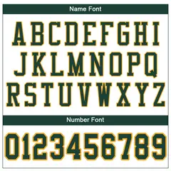 White Green-Gold Classic Mesh Authentic Football Jersey 3