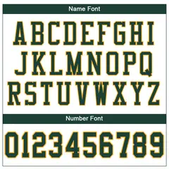 White Green-Gold Classic Mesh Authentic Football Jersey 3