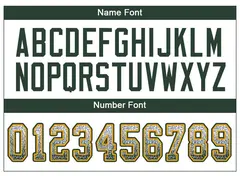 White Green-Gold Drift Fashion Mesh Football Jersey 3