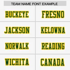 White Green-Gold Raglan Side Pattern Football Jersey 3