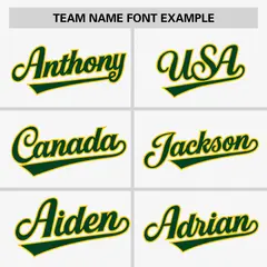 White Green-Gold Raglan Sleeves Authentic Baseball Jersey 3