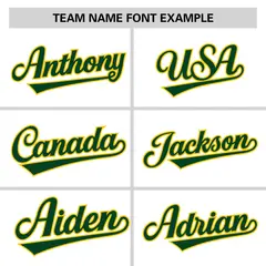 White Green-Gold Raglan Sleeves Authentic Baseball Jersey 3