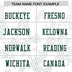 White Green Graffiti Line Authentic Football Jersey 3