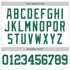 White Green-Green Classic Sets Basketball Jersey 4