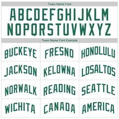 White Green-Green Classic Sets Basketball Jersey 5
