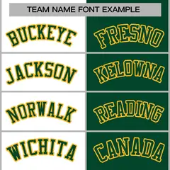 White Green-Green Two Tone Split Varsity Full-Snap Letterman Jacket 5