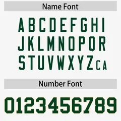 White Green Khaki Raglan Side Pattern Football Jersey 4