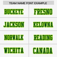 White Green-Neon Green Raglan Side Pattern Football Jersey 3