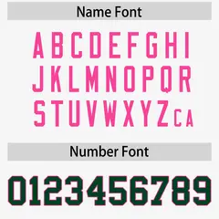 White Green-Pink Raglan Side Pattern Football Jersey 4