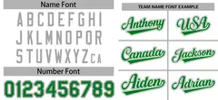 White Green-White Raglan Sleeves Authentic Baseball Jersey 3