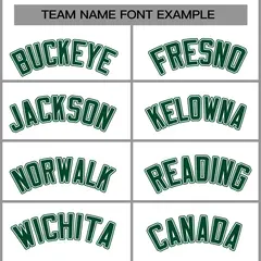 White Green-White Raglan Varsity Letterman Full-Snap Jacket 5