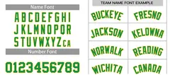 White Green-Yellow Curved Classic Sets Basketball Jersey 4