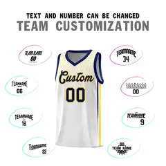 White Honeycomb Pattern Sports Uniform Basketball Jersey 4