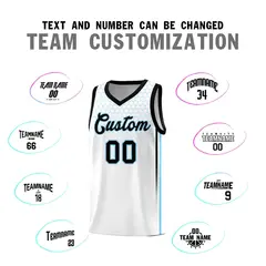 White Honeycomb Pattern Sports Uniform Basketball Jersey 4