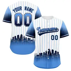 White Kansas City Silhouette Baseball Jersey 1