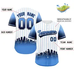White Kansas City Silhouette Baseball Jersey 2