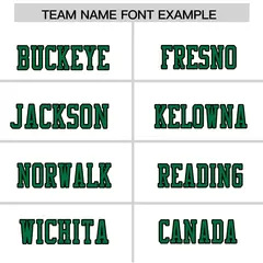 White Kelly Green-Black Color Block Raglan Football Jersey 3