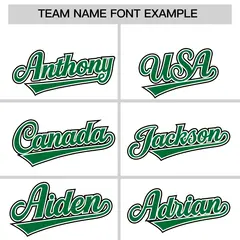 White Kelly Green Black Star Series Lace-Up Neck Hockey Jersey 3