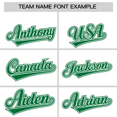 White Kelly Green Color Block Dotted Side Baseball Jersey 3