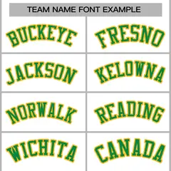 White Kelly Green-Gold Varsity Full-Snap Letterman Jacket 5