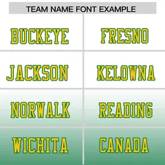 White Kelly Green Gradient Fashion Authentic Football Jersey 3