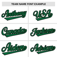 White Kelly Green Gradient Side Authentic Baseball Jersey 3