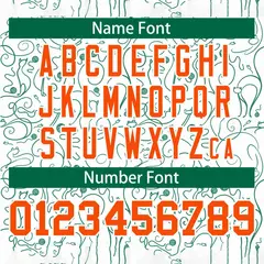 White Kelly Green Graffiti Line Art Baseball Jersey 4