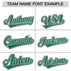 White Kelly Green Ice Cream Helmet Pattern Hockey Jersey 3