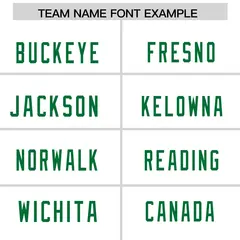 White Kelly Green Neckline Square Football Jersey 3