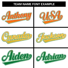 White Kelly Green-Orange Raglan Varsity Letterman Baseball Jacket 5