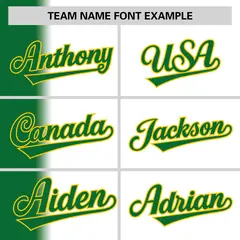 White Kelly Green Pinstripe Gradient Baseball Jersey 3