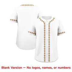 White Kelly Green Red Graffiti Mexican Style Baseball Jersey 2