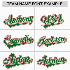White Kelly Green Red Graffiti Mexican Style Baseball Jersey 4