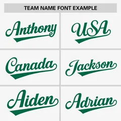 White Kelly Green Stripe Raglan Two-Button Softball Jersey 3