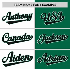 White Kelly Green Striped Two Tone Authentic Baseball Jersey 3