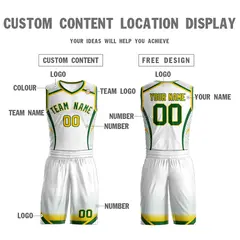 White Kelly Green-White Graffiti Points Element Basketball Jersey 3