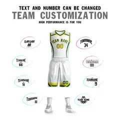 White Kelly Green-White Graffiti Points Element Basketball Jersey 4