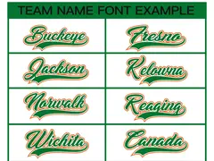 White Kelly Green White-Orange Classic Style Hockey Jersey 3