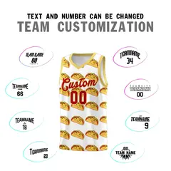 White Khaki Mexican Colors Graffiti Basketball Jersey 3
