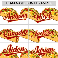 White Khaki Red Graffiti Mexican Style Baseball Jersey 4