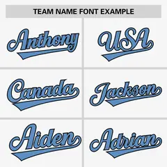 White Light Blue-Black Horizontal Stripe Pullover Baseball Jersey 3